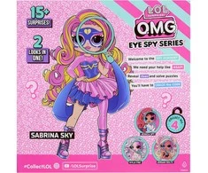 MGA L.O.L. Surprise lėlė OMG Eye Spy Superhero 542667-EUC