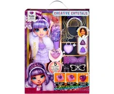 MGA Lėlė 121404-EUC Rainbow High Creative Crystals mados lėlė - violetinė