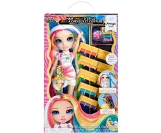 MGA Lėlė Rainbow High Hair Chalk &amp; Style Amaya vaivorykštinė 526780-EUC