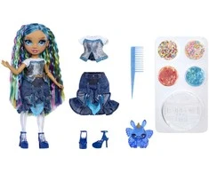 MGA Lėlė Rainbow High Rainbow Shimmers su gleive Skyler mėlyna 122418-EU