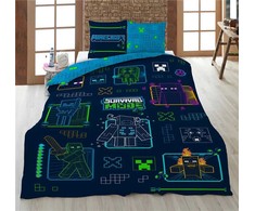 Mojang Studios Minecraft microfibre duvet cover bed 90cm