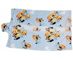Moose Bluey Coral hooded blanket 120x150cm