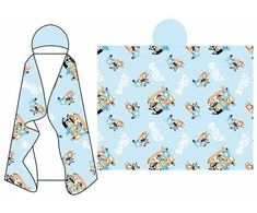 Moose Bluey Coral hooded blanket 120x150cm