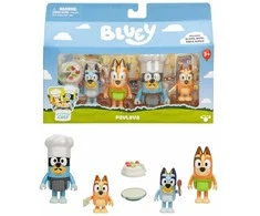 Bluey figūrėlių rinkinys Laikas desertui 4 vnt