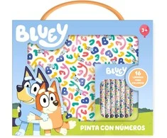 Moose Bluey paint with numbers briefcase