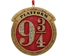 Nemesis Now Harry Potter Platform 9 3/4 hanging ornament