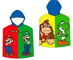Rankšluostis Nintendo Mario Bros microfibre poncho towel