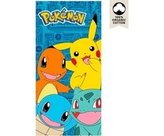 Paplūdimio rankšluostis Pokémon, 70x140 cm