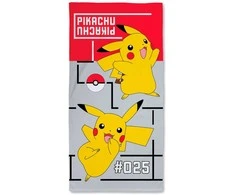 Rankšluostis Nintendo Pokemon Pikachu cotton beach towel, 70x140 cm