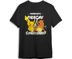 Nintendo Pokemon Pikachu vs Charizard child t-shirt