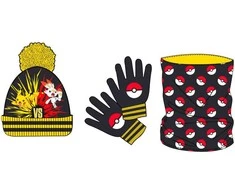 Nintendo Pokemon snood, hat and gloves set