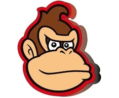 Nintendo Super Mario Bros Donkey Kong 3D cushion