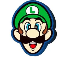 Nintendo Super Mario Bros Luigi 3D cushion