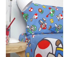 Patalynės komplektas Nintendo Super Mario Bros sheets set bed 90cm