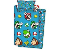 Patalynės komplektas Nintendo Super Mario Bros sheets set bed 90cm