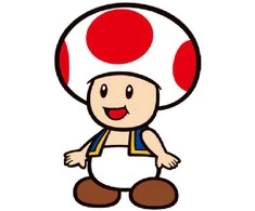 Nintendo Super Mario Bros Toad 3D cushion