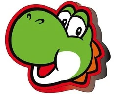 Nintendo Super Mario Bros Yoshi 3D cushion