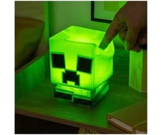 Paladone Minecraft Creeper SquishyGlo Silicone Įkraunama Lempa