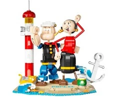 Pantasy Popeye - Popeye &amp; Olivia Construction Kit 1500pcs
