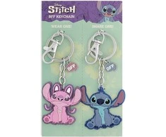 Peers Hardy Disney Angel & Stitch Set 2 keychains