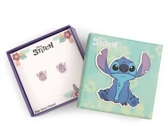 Peers Hardy Disney Stitch Angel earrings sidabrinis