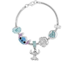 Peers Hardy Disney Stitch charm bracelet sidabrinis