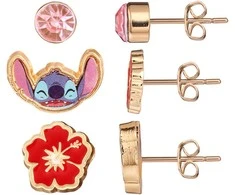 Peers Hardy Disney Stitch Set 3 pairs of earrings