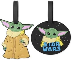 Peers Hardy Star Wars The Mandalorian Grogu set of 2 luggage labels