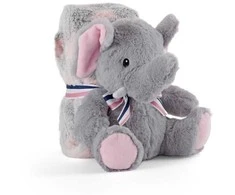 Perletti Allie Elephant Soft blanket + plush toy 22cm