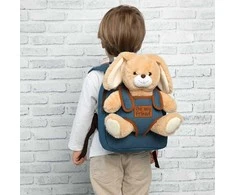 Perletti Bob Bunny backpack with plush toy 26cm