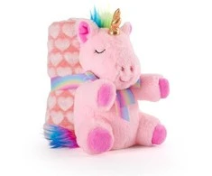 Perletti Lily Unicorn Soft blanket + plush toy 22cm