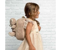 Perletti Milly Bear backpack with plush toy 26cm