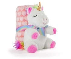 Perletti Tiara Unicorn Soft blanket + plush toy 22cm