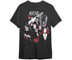 PIERROT Naruto Shippuden Akatsuki adult t-shirt