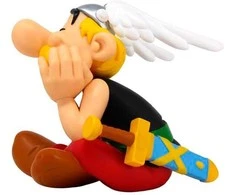 Plastoy Asterix Siting money box figure 15cm