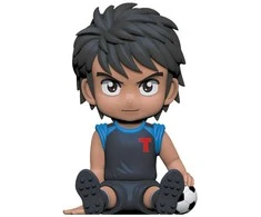 Plastoy Captain Tsubasa Kojiro Hyuga money box figure 18cm