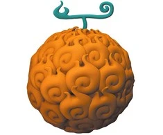 Plastoy One Piece Flame-Flame Fruit money box figure 8cm