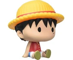 Plastoy One Piece Luffy Chibi money box figure 16cm