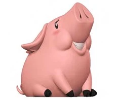 Plastoy The Seven Deadly Sins Hawk money box figure 12cm