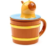 Puckator Capybara Mug With lid