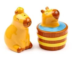 Puckator Capybara Salt and Pepper Shaker Set