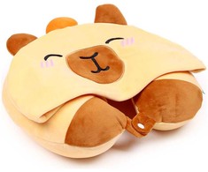 Puckator Hoodeazzz Duke The Capibara hooded travel pillow