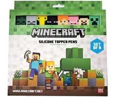 Puckator Minecraft Set 8 Topper Fine Point pens