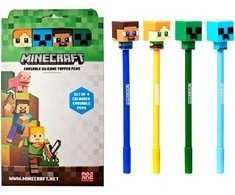 Puckator Minecraft set of 4 coloured erasable pens