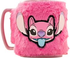 Pyramid LILO &amp; STITCH FUZZY MUG - ANGEL