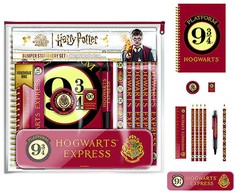 Pyramid Przybory szkolne Harry Potter Duży komplektas Notes A4 Penalas Długopis Kredki