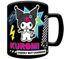 Pyramid Hello Kitty Kuromi Mug with teddy bear cover 440ml