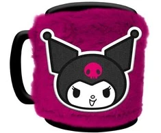 Pyramid Hello Kitty Kuromi Mug with teddy bear cover 440ml