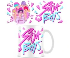 Kids Euroswan - Akcesoria licencyjne K-POP Demon Hunters "Saja Boys" keramikinis puodelis (325ml)