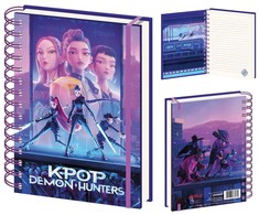 Kids Euroswan Užrašų knygelė spirale A5 k-pop demon hunters